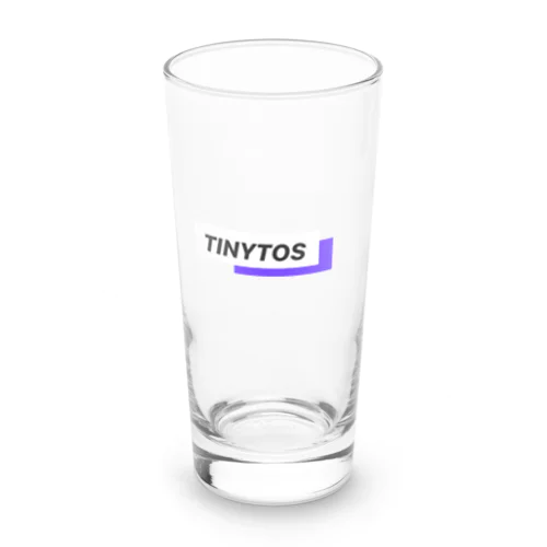 Tinytos  label  purple Long Sized Water Glass