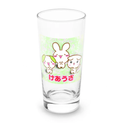 がんばろうけあうさ Long Sized Water Glass