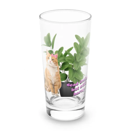 植物とねこ_02 Long Sized Water Glass