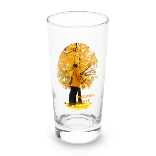 AutumnLeaf Long Sized Water Glass