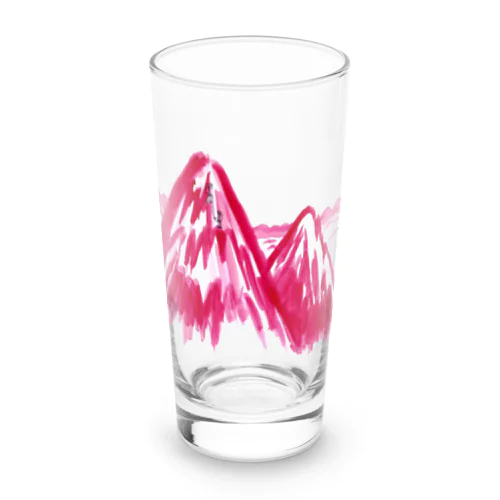 summer dream mountain Long Sized Water Glass