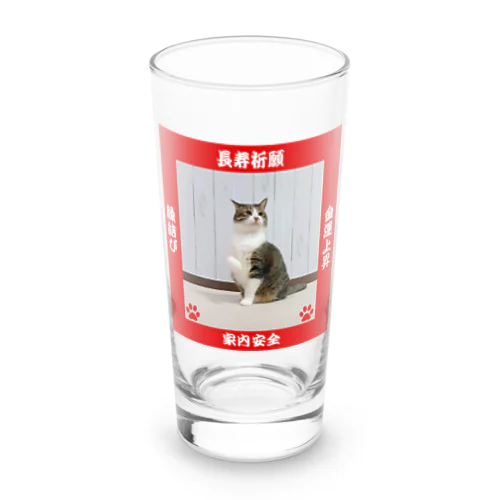 招き猫 Long Sized Water Glass