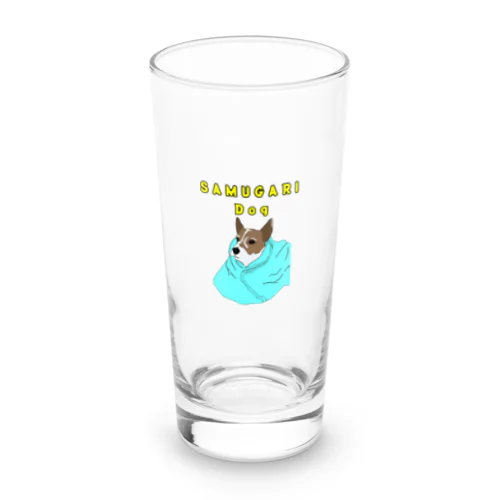 「SAMUGARI Dog」　立ち耳ジャックラッセルテリア Long Sized Water Glass