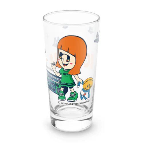 ニコちゃんのロンググラス！！ Long Sized Water Glass