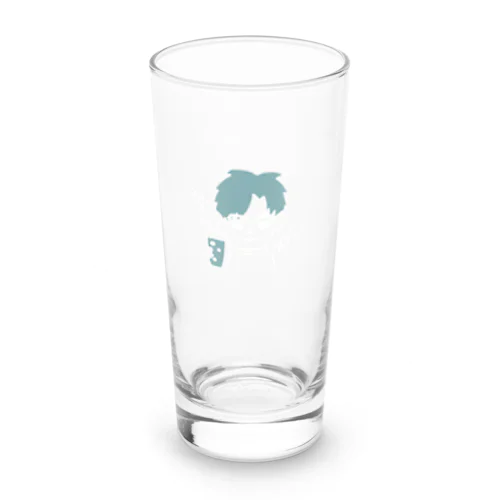 乾杯やすくん(白) Long Sized Water Glass