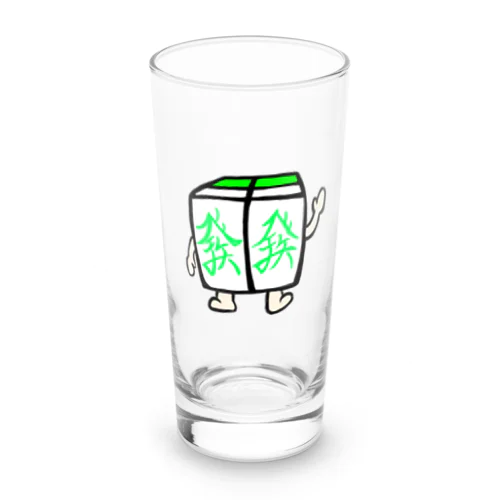 麻雀牌 発 Long Sized Water Glass