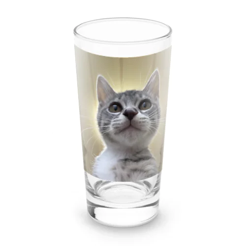保護猫ベジータ　神 Long Sized Water Glass