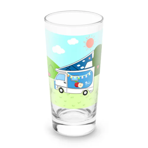 さおりんごちゃんのさおりん号でキャンプ気分 Long Sized Water Glass