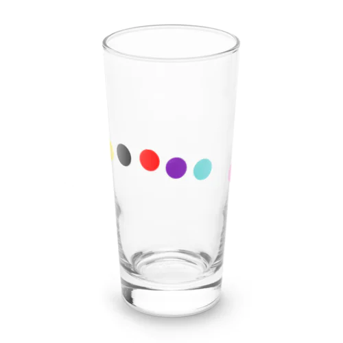 colorful dot tiara Long Sized Water Glass