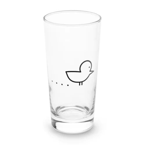 我が道を行くとりちゃん Long Sized Water Glass