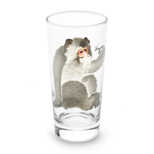 小原古邨　猿と蜻蛉（猿と虫）Ohara Koson / Monkey with insect Long Sized Water Glass