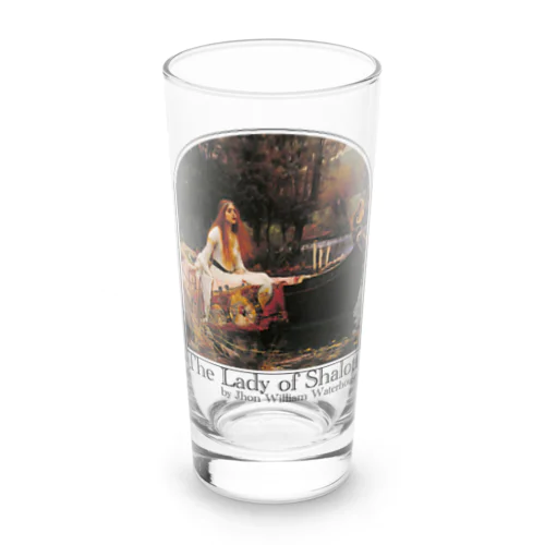 シャロットの女（シャロット姫）　The Lady of Shalott　ジョン・ウィリアム・ウォーターハウス Long Sized Water Glass