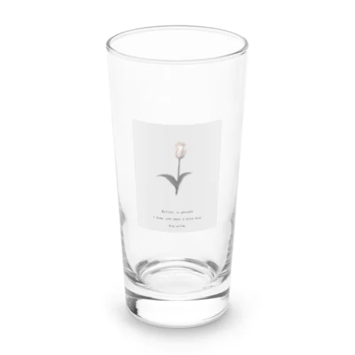 Shabby Chic , Tulip . Long Sized Water Glass