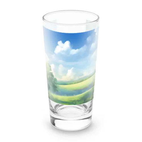 Invigorating Sky Long Sized Water Glass