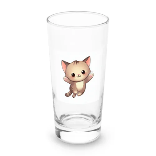 イラスト猫ちゃん Long Sized Water Glass