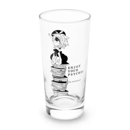 モノクロの積ん読妖精 Long Sized Water Glass