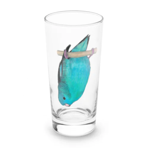 [森図鑑] サザナミインコ水色 Long Sized Water Glass
