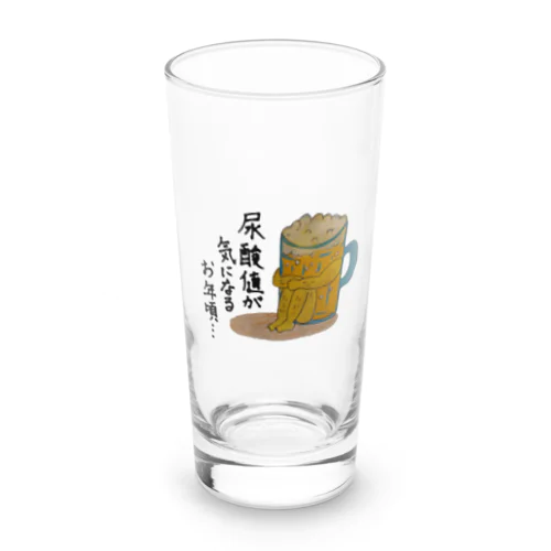 恐…プリン体 Long Sized Water Glass