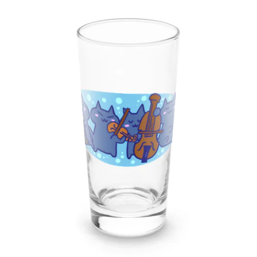 青ねこカルテット Long Sized Water Glass