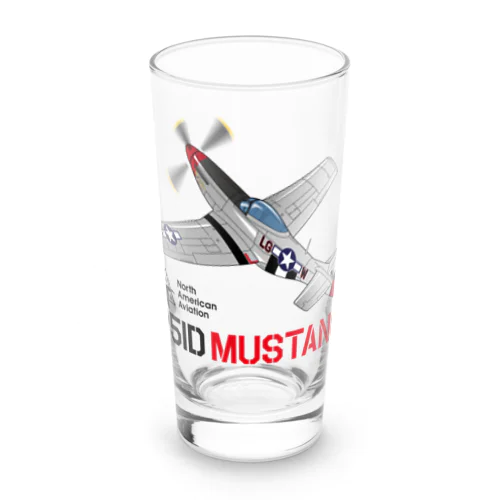 P51D MUSTANG（マスタング）２ Long Sized Water Glass