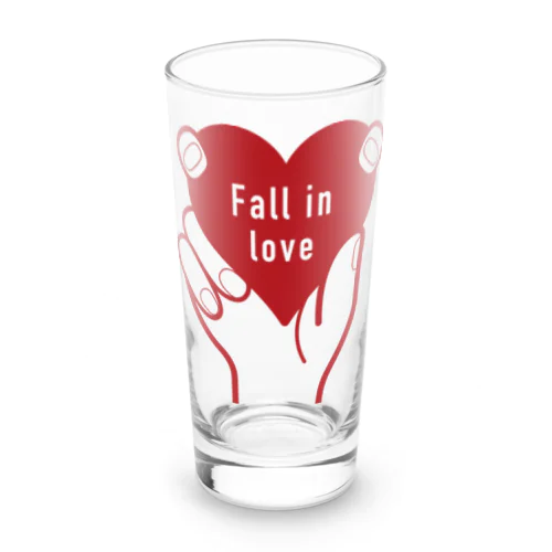 Fall in love Long Sized Water Glass