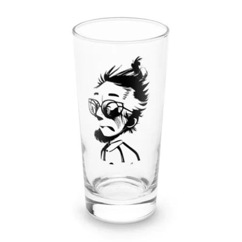 眼鏡ダンディーさん Long Sized Water Glass