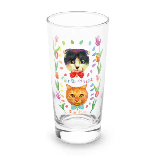 蒲田Loveおにぎりちゃんの愛猫ちゃんズ（グッズ） Long Sized Water Glass