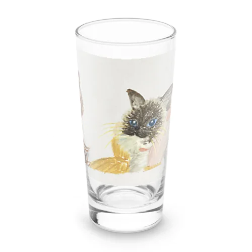 シャム猫娘「toe phamb」アルバムジャケットイラスト Long Sized Water Glass