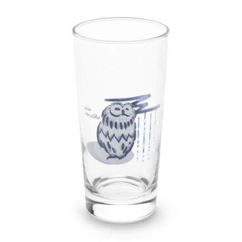 星空フクロウ Long Sized Water Glass