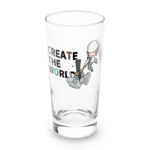 CREATE THE WORLD Long Sized Water Glass