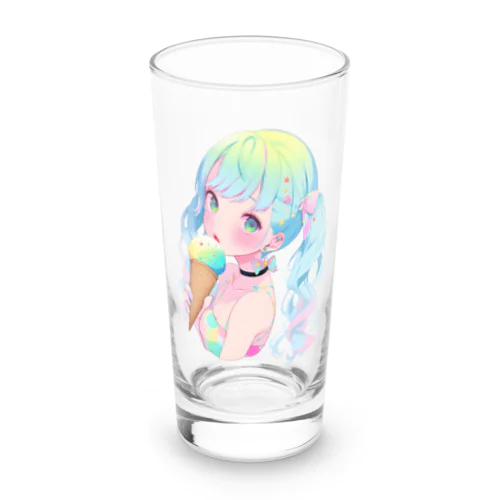 暑い夏はアイスだ008 Long Sized Water Glass