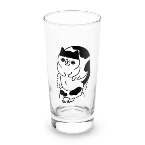 大好きなコといつも一緒に 　withぱっつん前髪にゃん Long Sized Water Glass