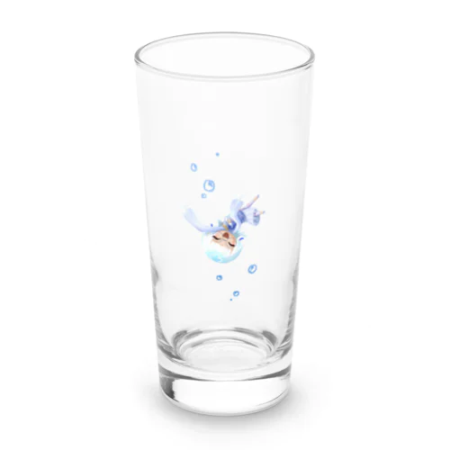 手を振るくらげ Long Sized Water Glass