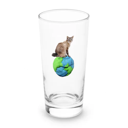 CAT LIVE IN THE EARTH Long Sized Water Glass