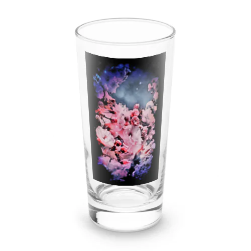 夜の桜 Long Sized Water Glass