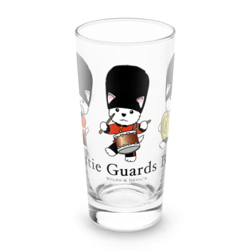 Westie Guards Band  Long Sized Water Glass