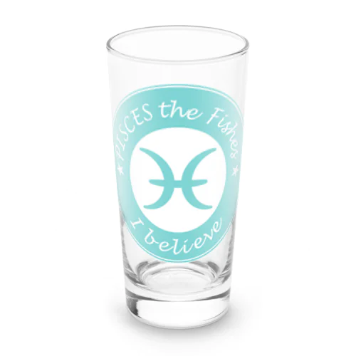 12星座キーフレーズ&パワーカラー～うお座～ / 12 zodiac key phrase & power colour - Pisces - Long Sized Water Glass