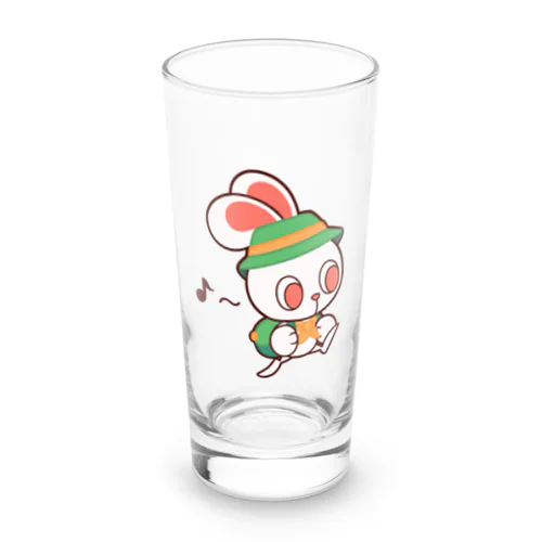 ぽっぷらうさぎ(ハイキング) Long Sized Water Glass