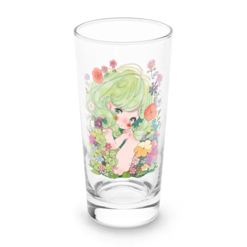 フラワーヘアのガーディアン Long Sized Water Glass