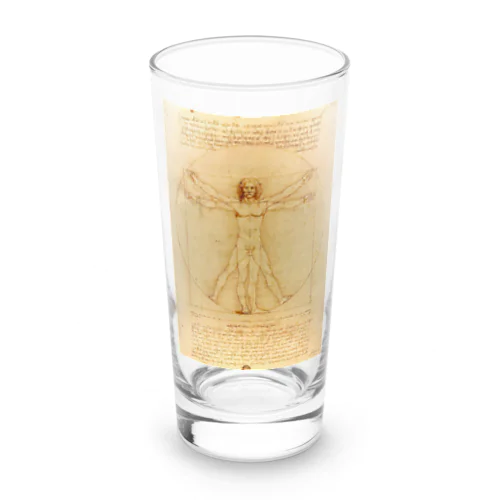 ウィトルウィウス的人体図 / Vitruvian Man Long Sized Water Glass