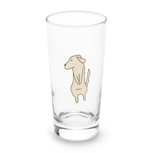 慎ましいいぬ Long Sized Water Glass