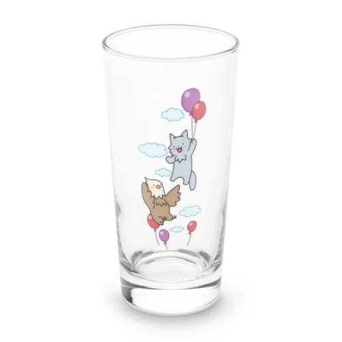 オオカミくんとタカくんの空中散歩 Long Sized Water Glass