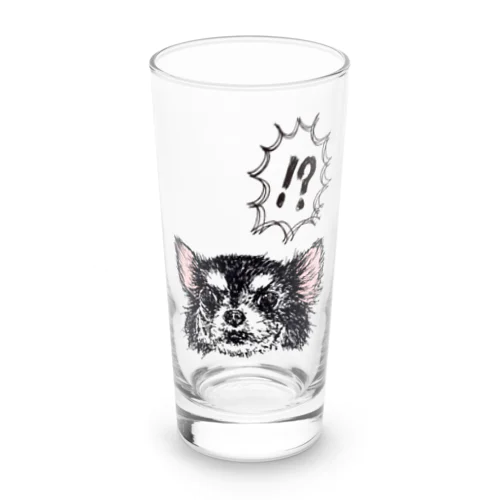 劇画調チワワのすっちゃん Long Sized Water Glass