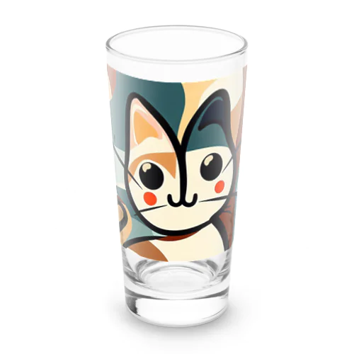 Mysterious Cat Long Sized Water Glass