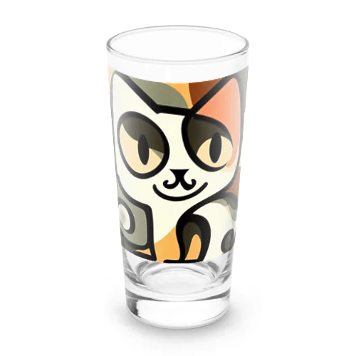 Mysterious Cat Long Sized Water Glass