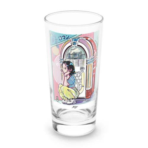 レトロ喫茶ロマン Long Sized Water Glass