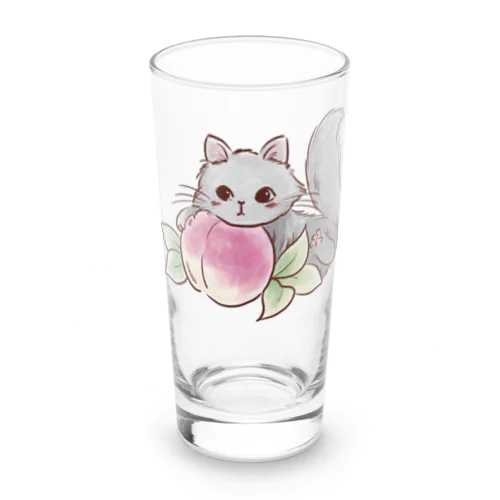 あごのせにゃん Long Sized Water Glass