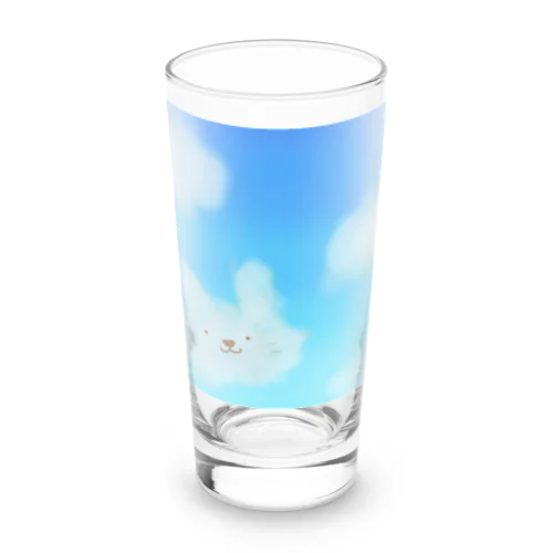 青空とうさぎ雲 Long Sized Water Glass