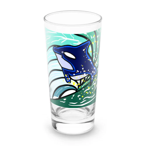 シャチが飛ぶ Long Sized Water Glass