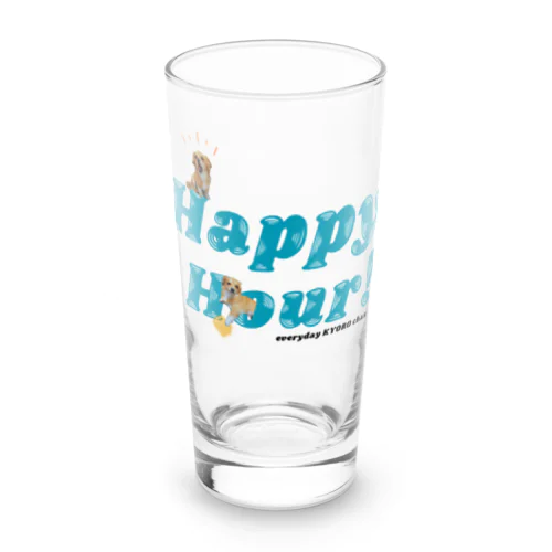 Happy Hour with ｷｮﾛちゃん Long Sized Water Glass